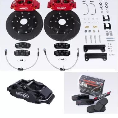 IMPIANTO FRENANTE MAGGIORATO ANTERIORE V-MAXX 4 POT PER MAZDA MX-5 / MIATA (ND-RF) NERO