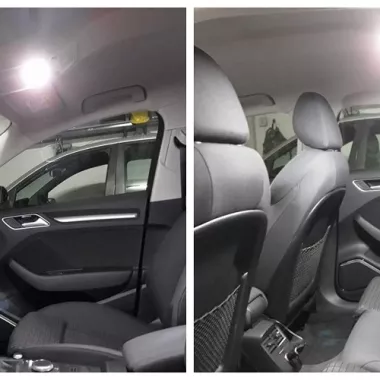 KIT LED INTERNO AUDI A3 8V PLAFONIERA ANTERIORE E POSTERIORE