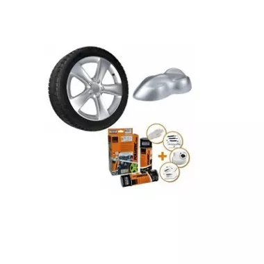 X2 BOMBOLETTE FOLIATEC PELLICOLA SPRAY ARGENTO METALLIZZATO