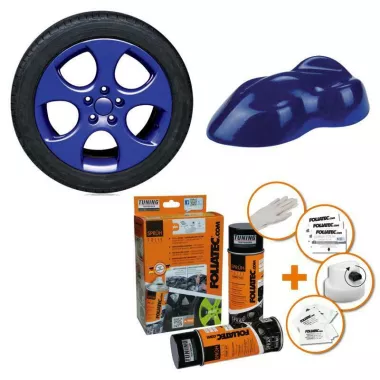 X2 BOMBOLETTE FOLIATEC PELLICOLA SPRAY BLU LUCIDO