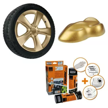 X2 BOMBOLETTE FOLIATEC PELLICOLA SPRAY ORO METALLIZZATO