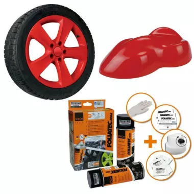 X2 BOMBOLETTE FOLIATEC PELLICOLA SPRAY ROSSO LUCIDO