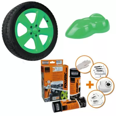 X2 BOMBOLETTE FOLIATEC PELLICOLA SPRAY VERDE LUCIDO