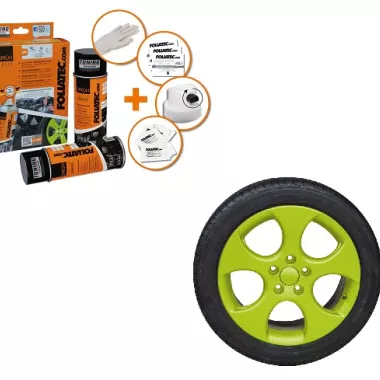 X1 BOMBOLETTA FOLIATEC PELLICOLA SPRAY VERDE TOXIC LUCIDO