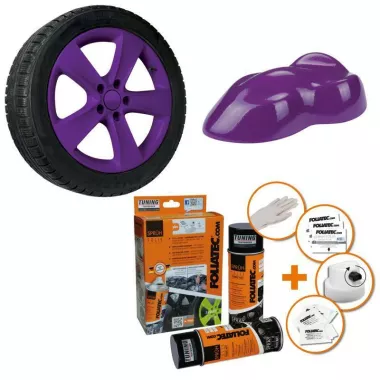 X2 BOMBOLETTE FOLIATEC PELLICOLA SPRAY VIOLA LUCIDO