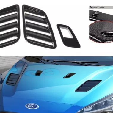 KIT 4 PRESE D'ARIA COFANO MAXTON DESIGN PER FORD FOCUS ST / ST-LINE MK4 CARBON LOOK