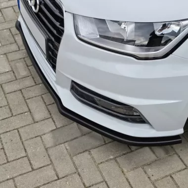 LAMA SOTTOPARAURTI ANTERIORE AUDI A1 8X RESTYLING S-LINE NERO LUCIDO INGO NOAK TUNING