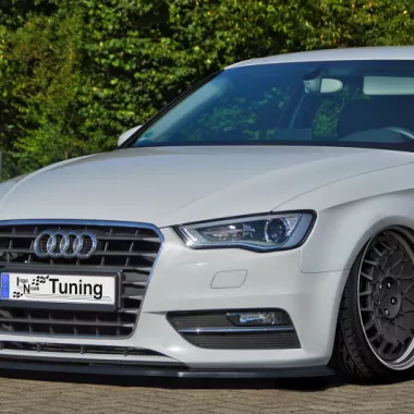 LAMA SOTTOPARAURTI ANTERIORE AUDI A3 8V PRE RESTYLING CARBON LOOK INGO NOAK TUNING
