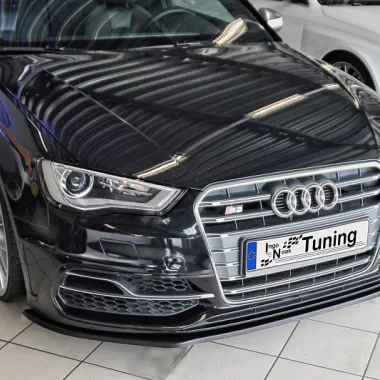 LAMA SOTTOPARAURTI ANTERIORE AUDI A3 8V PRE RESTYLING CON S-LINE CARBON LOOK INGO NOAK TUNING