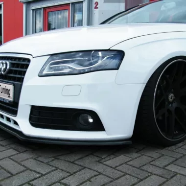 LAMA SOTTOPARAURTI ANTERIORE AUDI A4 B8 PRE-RESTYLING CON S-LINE NERO LUCIDO INGO NOAK TUNING