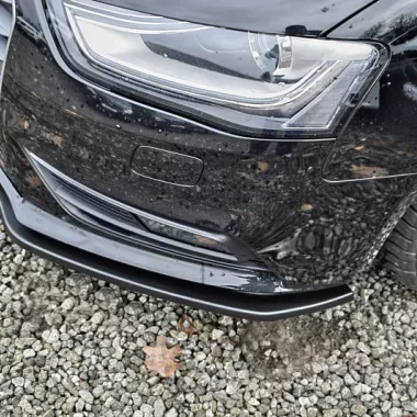 LAMA SOTTOPARAURTI ANTERIORE AUDI A4 B8 RESTYLING NO S-LINE CARBON LOOK INGO NOAK TUNING