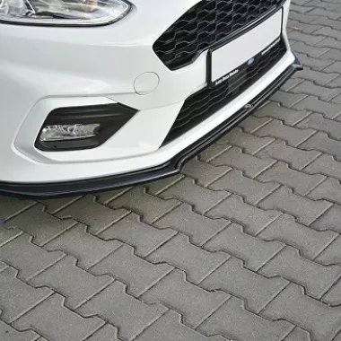 LAMA SOTTOPARAURTI ANTERIORE V.1 MAXTON DESIGN PER FORD FIESTA MK8 ST/ST-LINE NERO OPACO