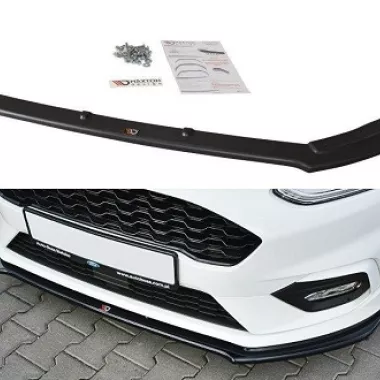 LAMA SOTTOPARAURTI ANTERIORE V.2 MAXTON DESIGN PER FORD FIESTA MK8 ST/ST-LINE NERO OPACO