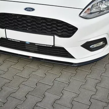 LAMA SOTTOPARAURTI ANTERIORE V.3 MAXTON DESIGN PER FORD FIESTA MK8 ST/ST-LINE CARBON LOOK