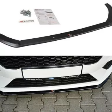 LAMA SOTTOPARAURTI ANTERIORE V.3 MAXTON DESIGN PER FORD FIESTA MK8 ST/ST-LINE NERO OPACO