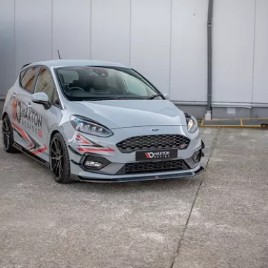 LAMA SOTTOPARAURTI ANTERIORE V.5 MAXTON DESIGN PER FORD FIESTA MK8 ST/ST-LINE NERO OPACO