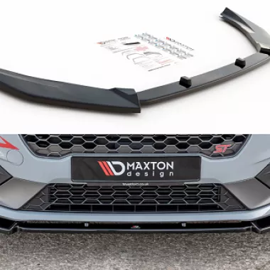 LAMA SOTTOPARAURTI ANTERIORE V.7 MAXTON DESIGN PER FORD FIESTA MK8 ST/ST-LINE NERO OPACO