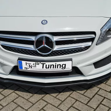 LAMA SOTTOPARAURTI ANTERIORE MERCEDES CLASSE A AMG-LINE W176 PRE-RESTYLING CARBON LOOK INGO NOAK TUNING