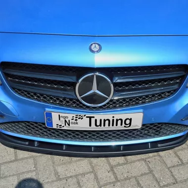 LAMA SOTTOPARAURTI ANTERIORE MERCEDES CLASSE A W176 NERO LUCIDO INGO NOAK TUNING