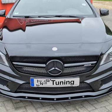 LAMA SOTTOPARAURTI ANTERIORE MERCEDES A45 AMG W176 PRE-RESTYLING NERO LUCIDO INGO NOAK TUNING
