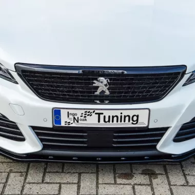 LAMA SOTTOPARAURTI ANTERIORE PEUGEOT 308 MK2 GT / GTI RESTYLING CARBON LOOK INGO NOAK TUNING