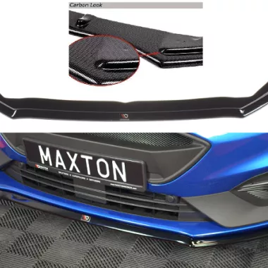 LAMA SOTTOPARAURTI ANTERIORE V.3 MAXTON DESIGN PER FORD FOCUS ST / ST-LINE MK4 CARBON LOOK
