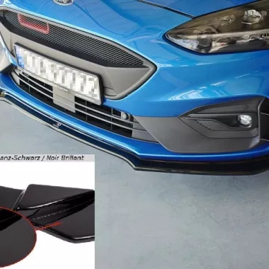 LAMA SOTTOPARAURTI ANTERIORE V.1 MAXTON DESIGN PER FORD FOCUS ST / ST-LINE MK4 NERO LUCIDO
