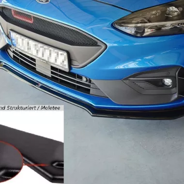 LAMA SOTTOPARAURTI ANTERIORE V.1 MAXTON DESIGN PER FORD FOCUS ST / ST-LINE MK4 NERO OPACO