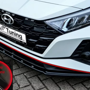 LAMA SOTTOPARAURTI ANTERIORE PER HYUNDAI I20 N NERO LUCIDO INGO NOAK TUNING