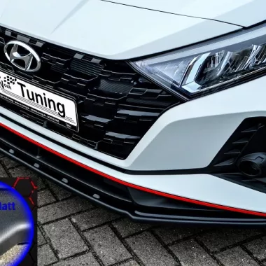 LAMA SOTTOPARAURTI ANTERIORE PER HYUNDAI I20 N NERO OPACO INGO NOAK TUNING