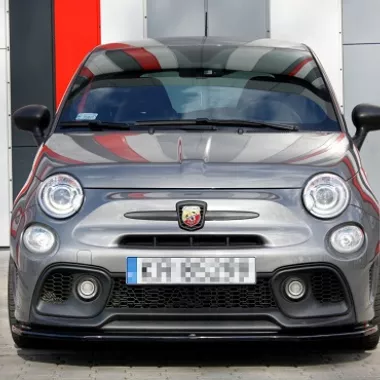 LAMA SOTTOPARAURTI ANTERIORE MAXTON DESIGN PER 500 ABARTH RESTYLING NERA OPACA