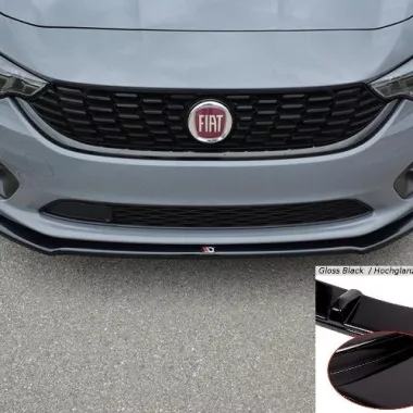 LAMA SOTTOPARAURTI ANTERIORE MAXTON DESIGN PER FIAT TIPO NERO LUCIDO