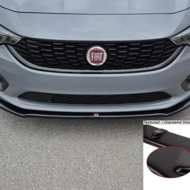 LAMA SOTTOPARAURTI ANTERIORE MAXTON DESIGN PER FIAT TIPO NERO OPACO