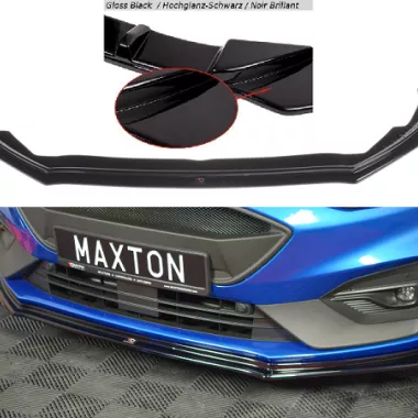 LAMA SOTTOPARAURTI ANTERIORE V.5 MAXTON DESIGN PER FORD FOCUS ST / ST-LINE MK4 NERO LUCIDO