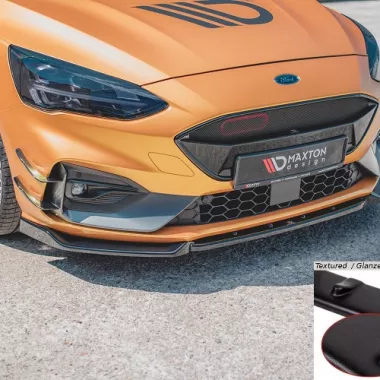 LAMA SOTTOPARAURTI ANTERIORE V.7 MAXTON DESIGN PER FORD FOCUS ST / ST-LINE MK4 NERO OPACO
