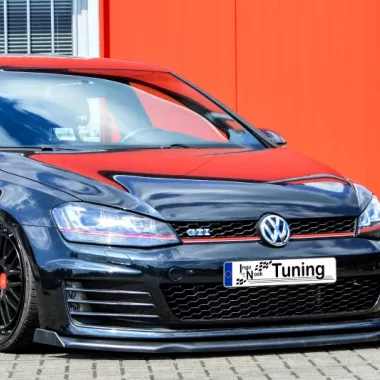 LAMA SOTTOPARAURTI ANTERIORE V2 CON ALETTE PER VW GOLF 7 GTI / GTD NERO LUCIDO INGO NOAK TUNING