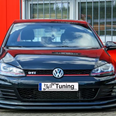 LAMA SOTTOPARAURTI ANTERIORE V2 BIG VERSION PER VW GOLF 7 GTI / GTD CARBON LOOK INGO NOAK TUNING