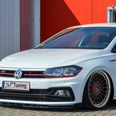 LAMA SOTTOPARAURTI ANTERIORE PER VW POLO GTI AW NERO LUCIDO INGO NOAK TUNING