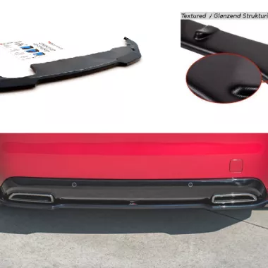 SOTTODIFFUSORE CENTRALE NERO OPACO MAXTON DESIGN PER PEUGEOT 308 GT MK2 RESTYLING