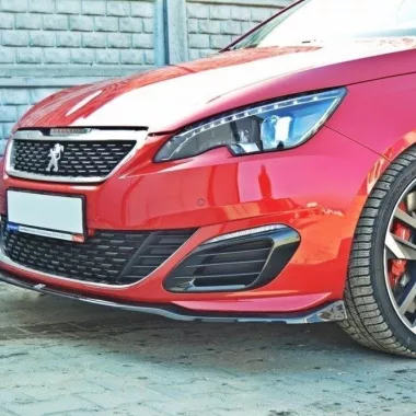 LAMA SOTTOPARAURTI ANTERIORE V1 MAXTON DESIGN PER PEUGEOT 308 MK2 GTI CARBON LOOK