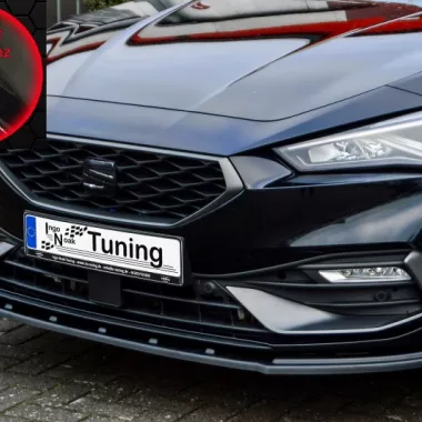 LAMA SOTTOPARAURTI ANTERIORE SEAT LEON MK4 (KL) NERO LUCIDO INGO NOAK TUNING