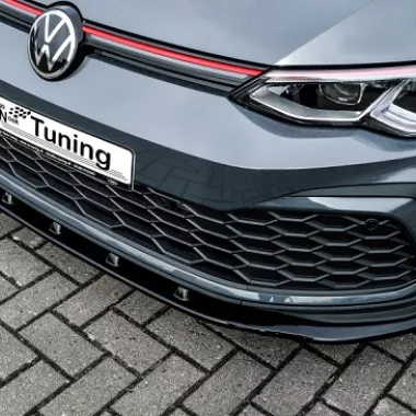 LAMA SOTTOPARAURTI ANTERIORE VW GOLF MK8 GTI / GTD NERO LUCIDO INGO NOAK TUNING