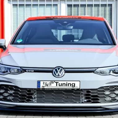 LAMA SOTTOPARAURTI ANTERIORE V2 VW GOLF MK8 GTI / GTD NERO LUCIDO INGO NOAK TUNING