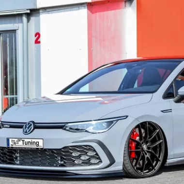 LAMA SOTTOPARAURTI ANTERIORE V2 VW GOLF MK8 GTI / GTD NERO OPACO INGO NOAK TUNING