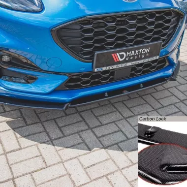 LAMA SOTTOPARAURTI ANTERIORE MAXTON DESIGN PER FORD PUMA ST-LINE CARBON LOOK