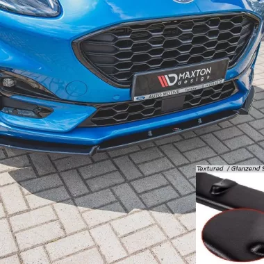 LAMA SOTTOPARAURTI ANTERIORE MAXTON DESIGN PER FORD PUMA ST-LINE NERO OPACO