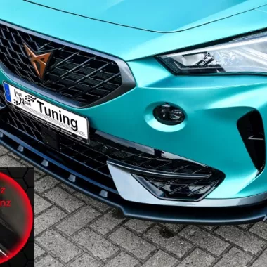 LAMA SOTTOPARAURTI ANTERIORE CON ALETTE PER CUPRA FORMENTOR NERO LUCIDO INGO NOAK TUNING