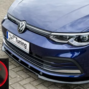 LAMA SOTTOPARAURTI ANTERIORE VW GOLF MK8 NERO LUCIDO INGO NOAK TUNING