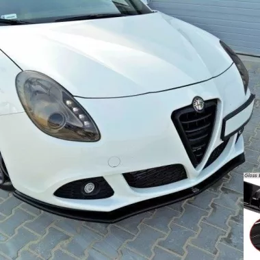 LAMA SOTTOPARAURTI ANTERIORE MAXTON DESIGN PER ALFA ROMEO GIULIETTA NERO LUCIDO