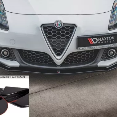 LAMA SOTTOPARAURTI ANTERIORE V.1 MAXTON DESIGN PER ALFA ROMEO GIULIETTA FACELIFT NERO LUCIDO